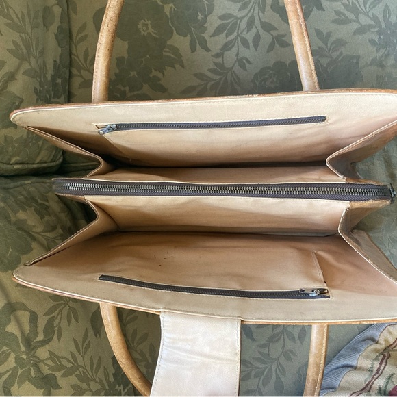 Vintage Mexican Leather Purse 👜 Tote - Picture 7 of 14